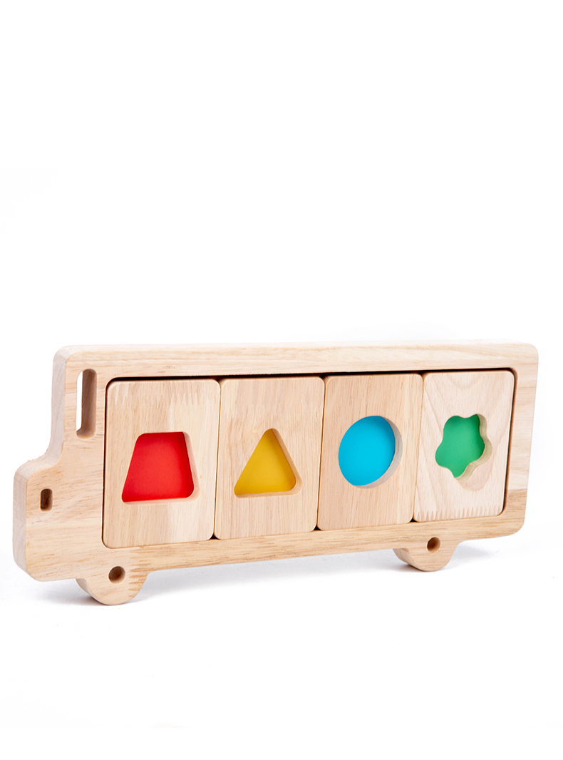 Montessori Geometry Color Separation Puzzle Wooden Toys Sensory ...