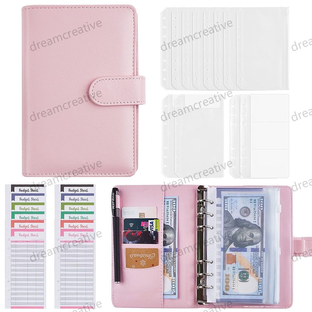 A6 Colorful Laser Macaron Book Suit Pu Notebook Financial Budget Book