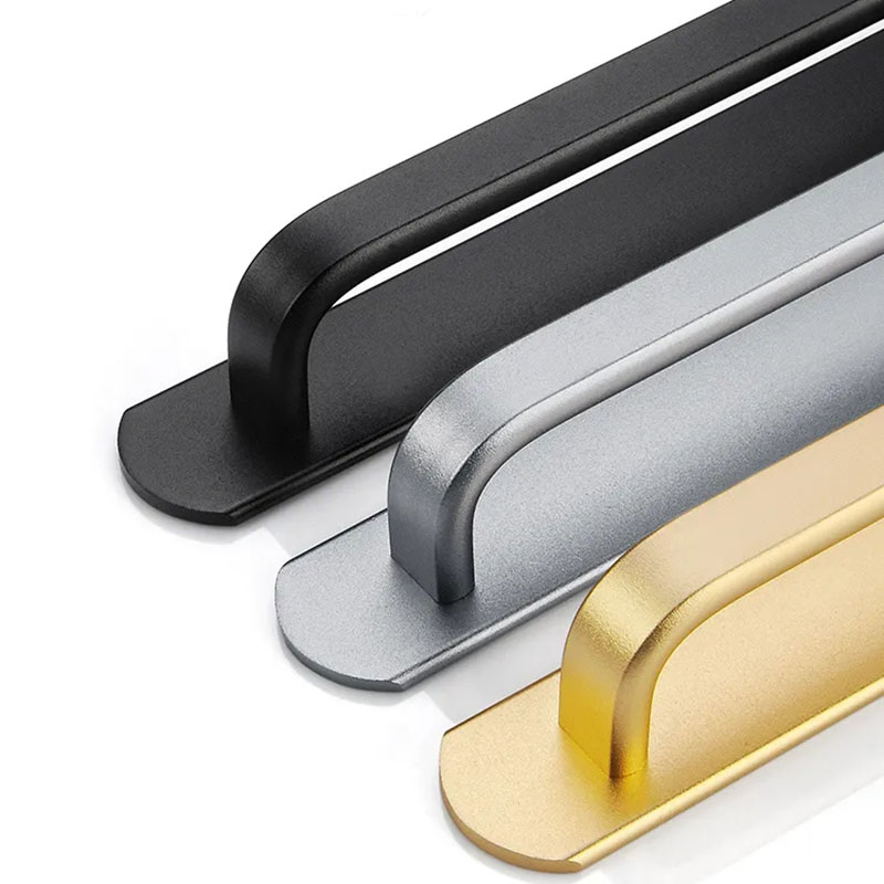 1PC Punch-free Door Handle Aluminium Alloy Balcony Glass Move Handle ...