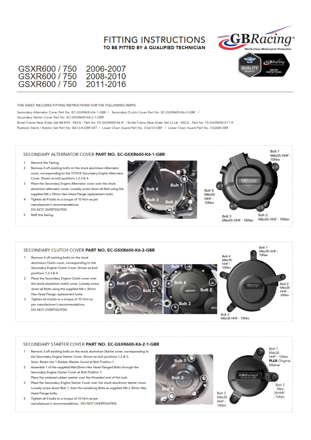 Motorcycles Engine Cover Protection Case For Case GB Racing For SUZUKI ...