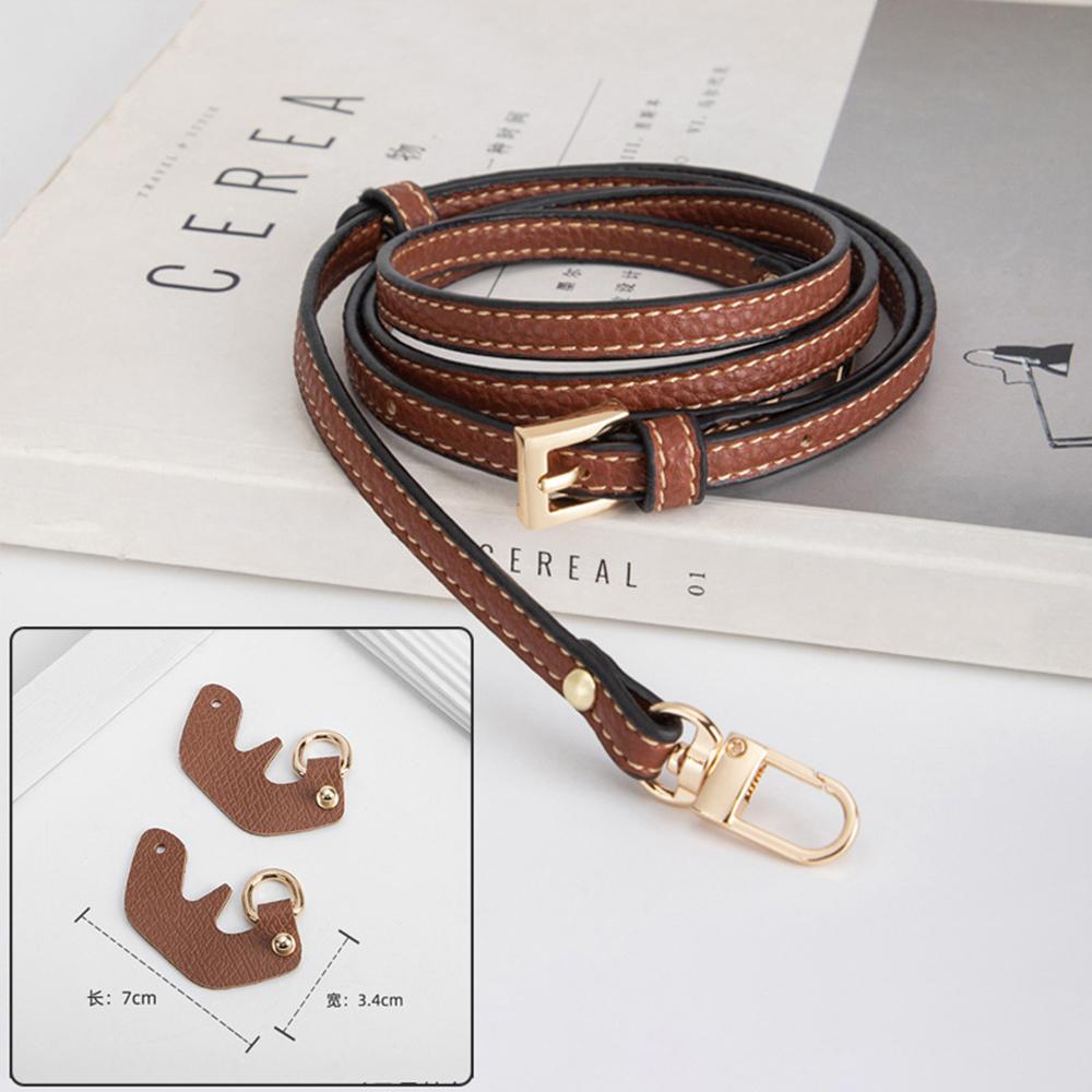 DIY Longchamp Non Punch Leather Buckle Shoulder Strap Mini