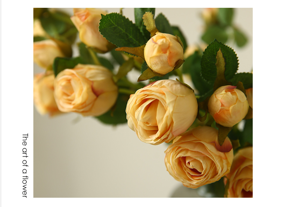 Roses flower Two-end Roasted Edge Rose Furniture Living Room Decoration ...