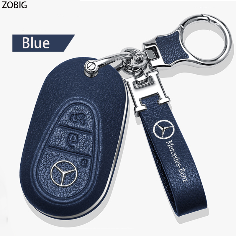 Keyzone Mercedes Key Fob Holder Toyota Zinc Alloy Leather TPU Car