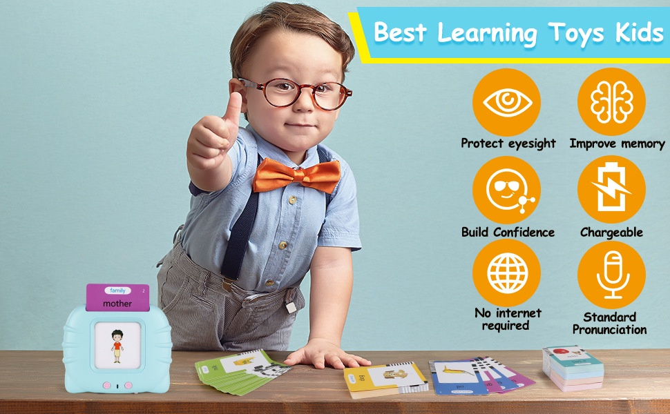 Talking Flash Cards Early Educational Toys For Children Preschool ...