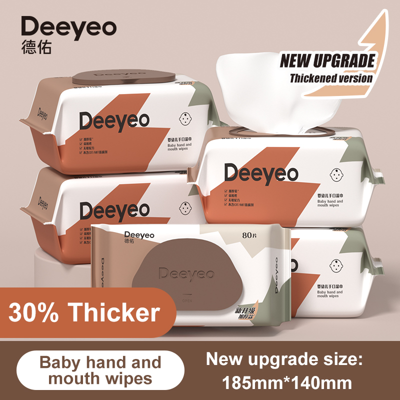 Deeyeo Baby Wet Wipes (80 Pcs x 5 Packs) Shopee Malaysia