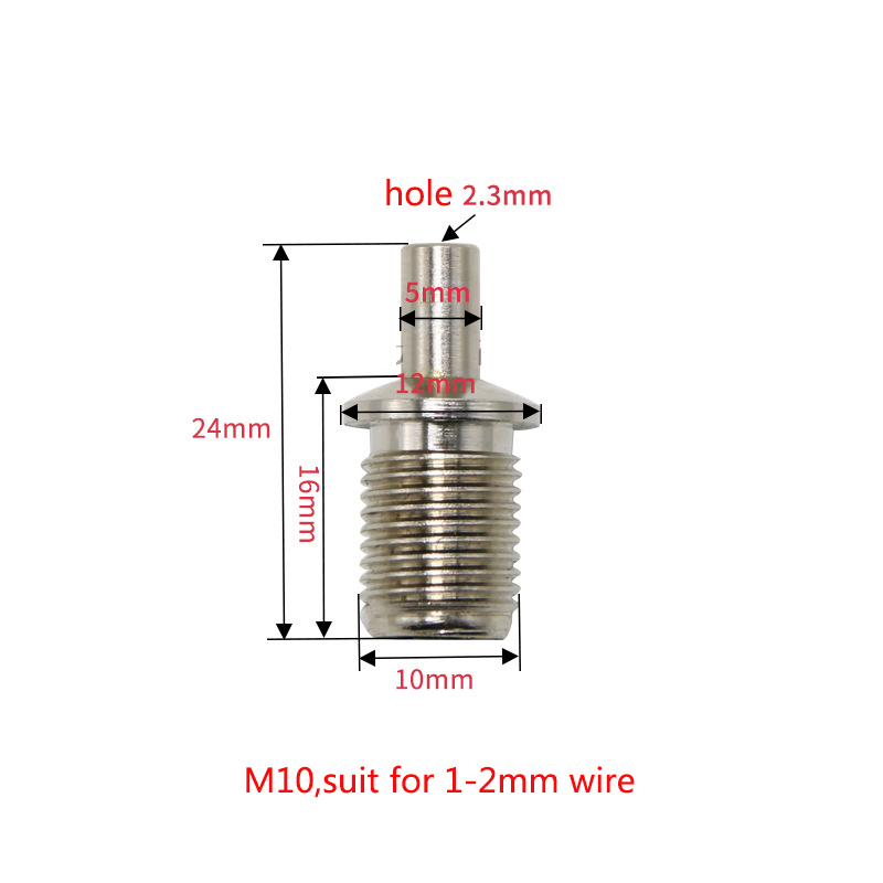 2pcs Steel Wire Rope Locking Device Hanging Cable Clamp Connector with ...