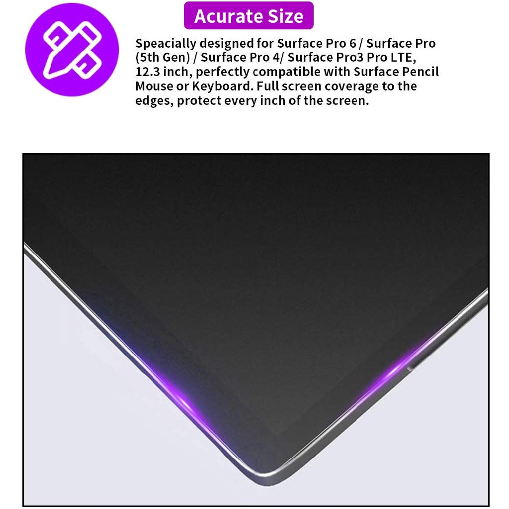 Like Paper Screen Protector for Microsoft Surface Pro 12/11/10/9/8/7/6 ...