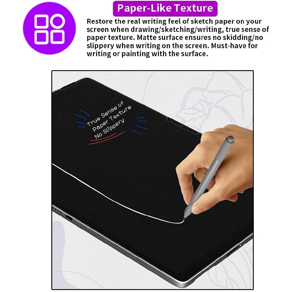 [Hexna] Like Paper Screen Protector for Microsoft Surface Pro 12/10/9 ...