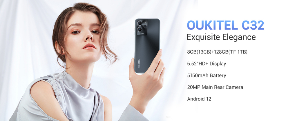 Oukitel C32 Global Version 8gb Ram 128gb Rom Octa Cores Smartphone