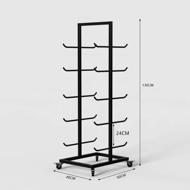 Yoga Mat Storage Rack With Wheels Gym Exercise Mat Dance Floor Mat ...