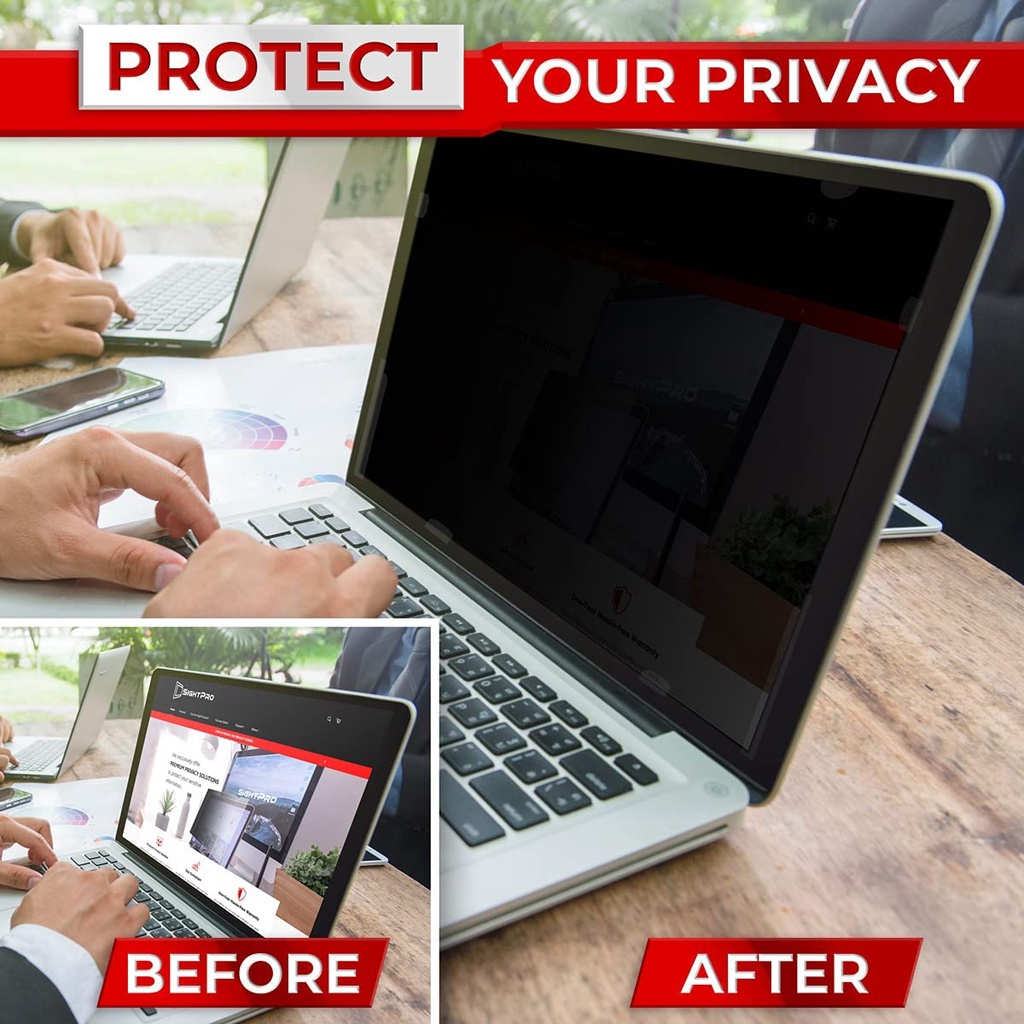 Laptop Privacy Screen protector Filter Anti spy Screens protective film ...