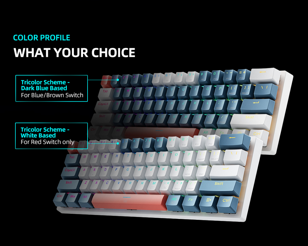 Machenike K500 B61 Mechanical Keyboard 60% Keys Wired Keyboard Hot ...