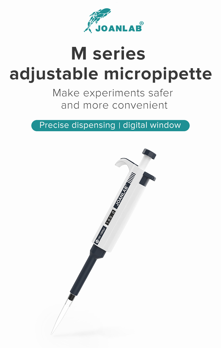 JOANLAB Micropipette Laboratory Automatic Pipette Digital Adjustable