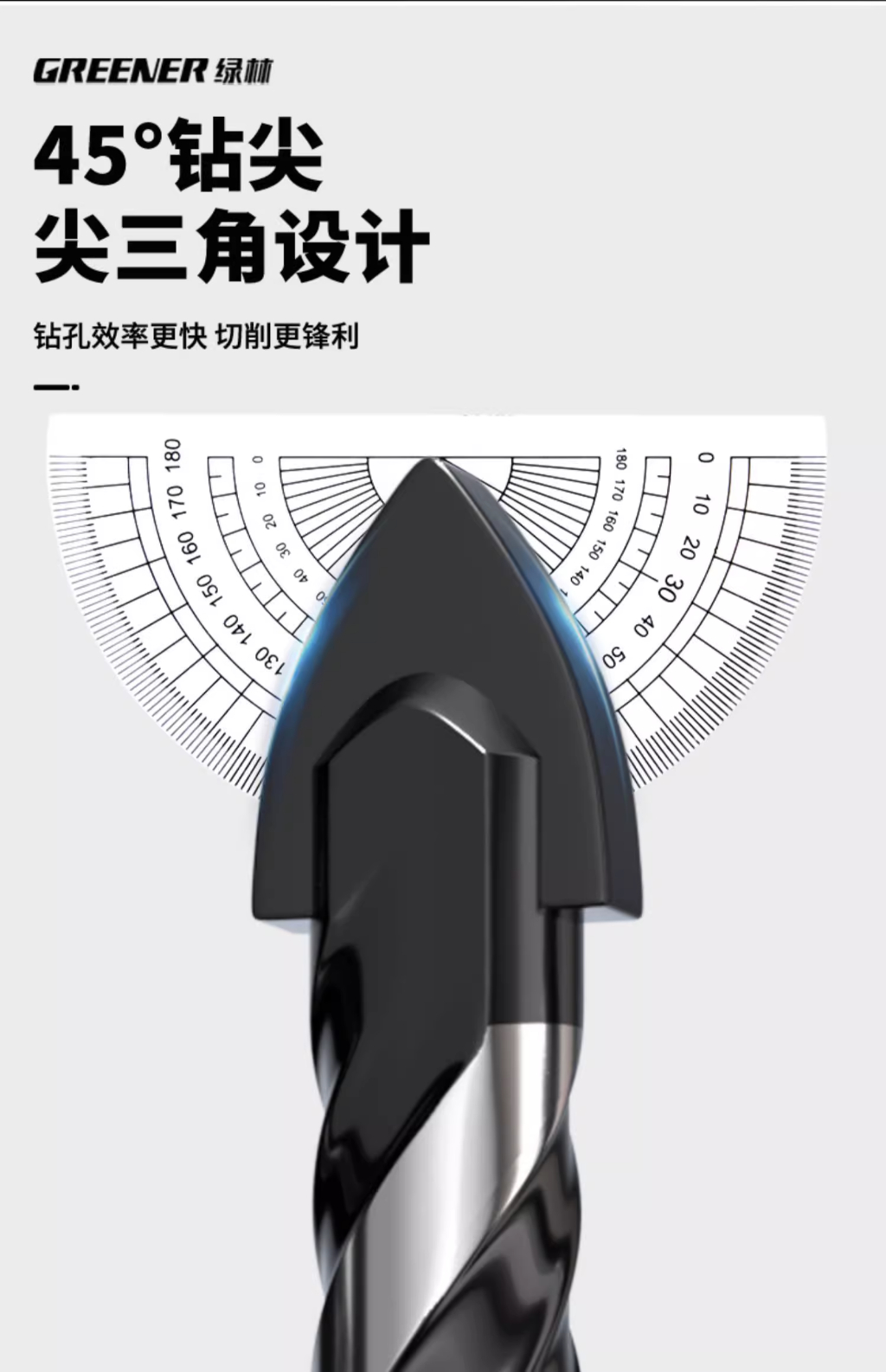 Greener Wood Tile Drill Bit Concrete Drilling Openings Overlord Alloy ...