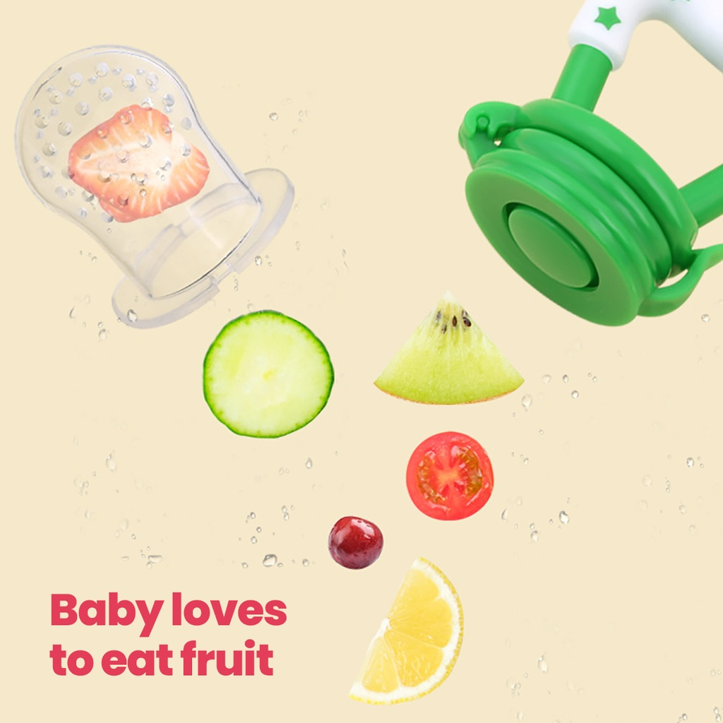 Silicone Baby Fruit Food Feeder Fruit Pacifer Feeding Tools BPA FREE ...
