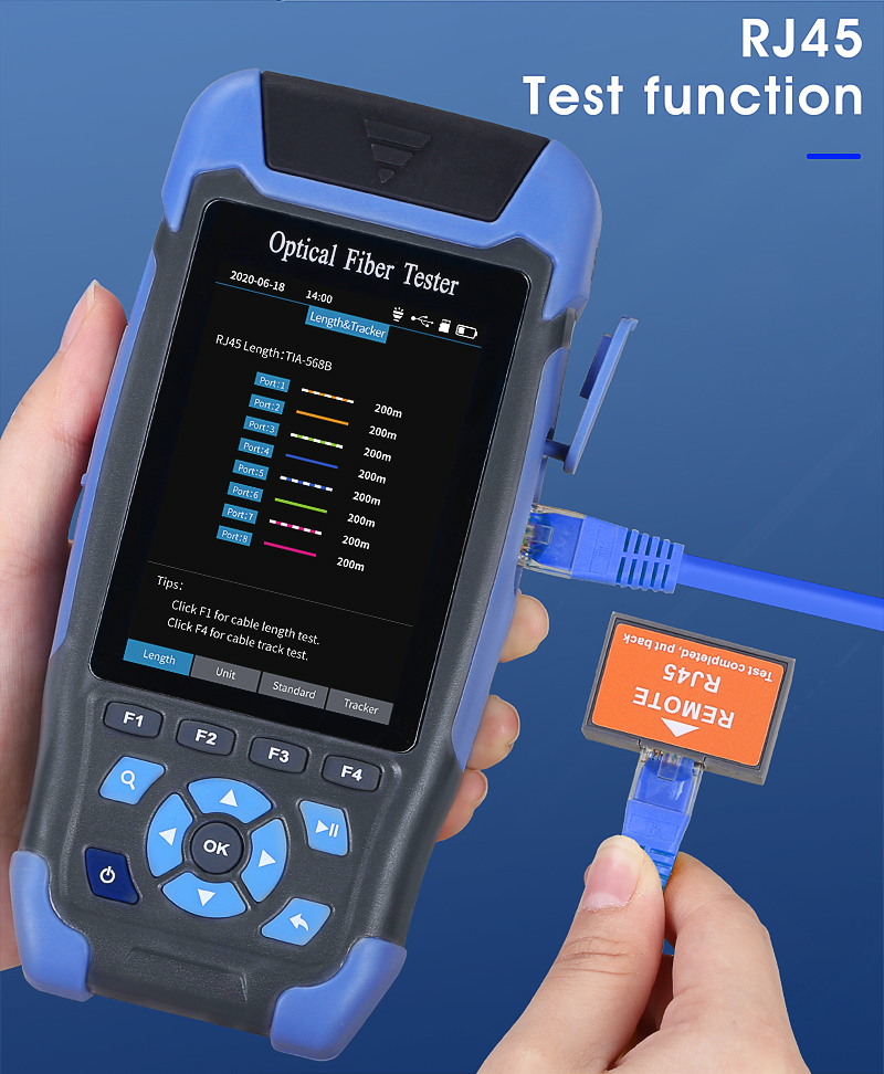 Mini pro OTDR Reflectometer 9 functions in 1 device OPM OLS VFL Event ...