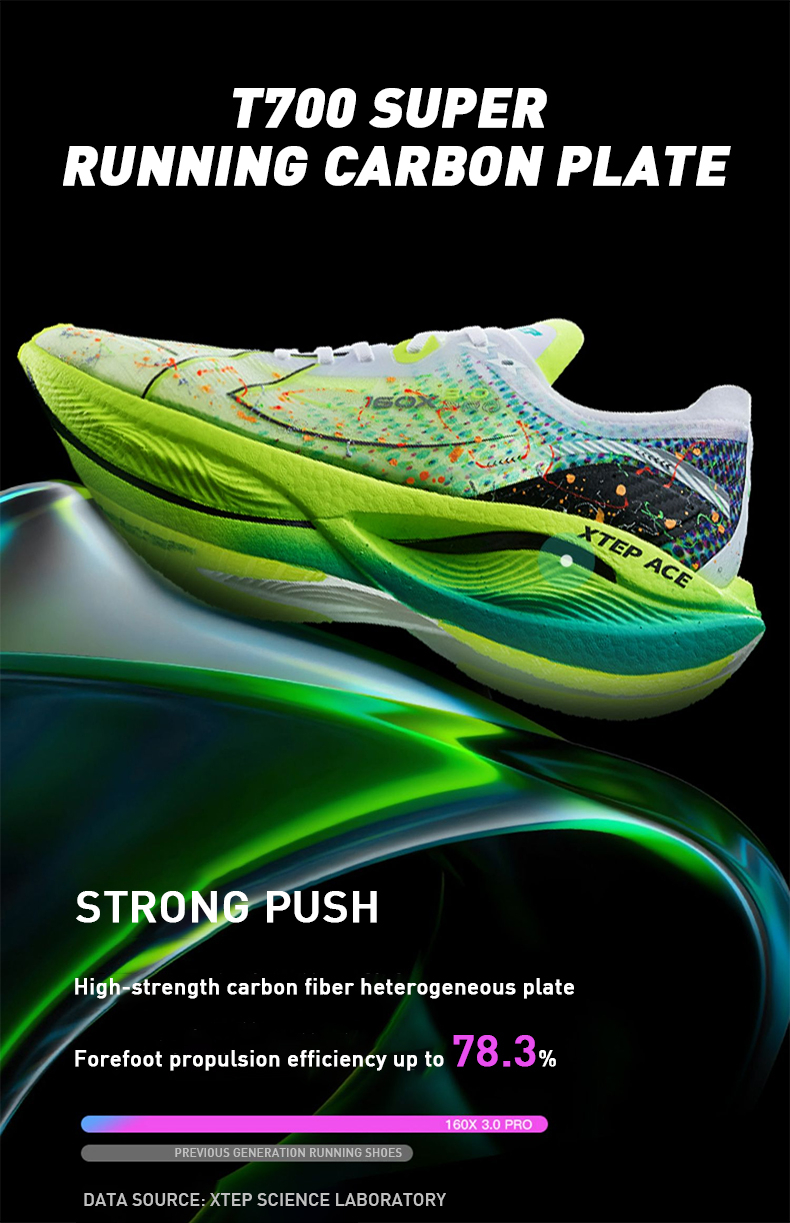 XTEP 160X 3.0 Pro Men Running Shoes Professional Marathon Racing PB