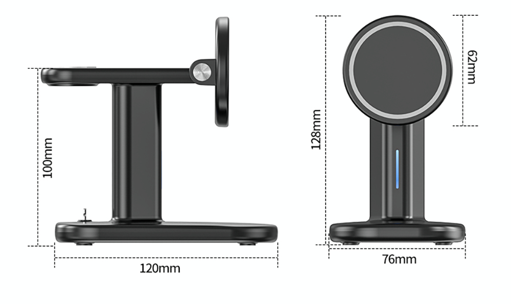 3 in 1 Wireless Charger For iPhone 14 13 12 Pro Max Fast