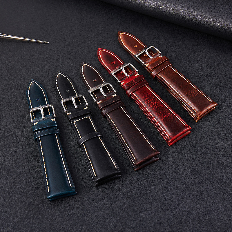 Nice Affordable Faux Leather 19 mm Watch Strap B1379.22.16_K0022601 main image 0