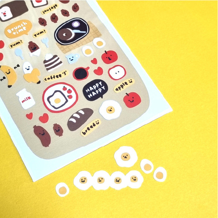 KKV X Bonito Cute PVC sticker Scrapbooking DIY Stationery Kawaii ...