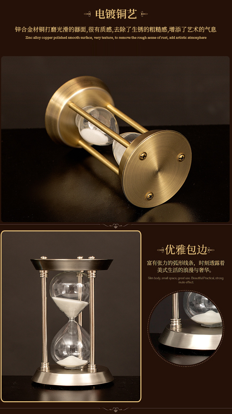 Hourglass Timer 5/10/15/30/60 Minutes Hardware Office Ornaments Home ...