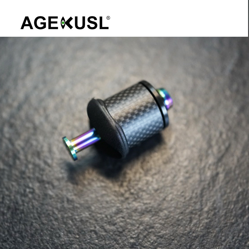 AGEKUSL Bike Rear Shock Carbon Absorber Titanium Screw Use For Brompton ...