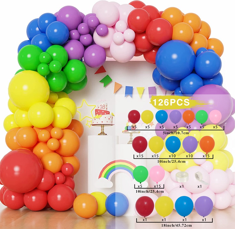 Assorted Latex Balloons For Party Decorations - View #8