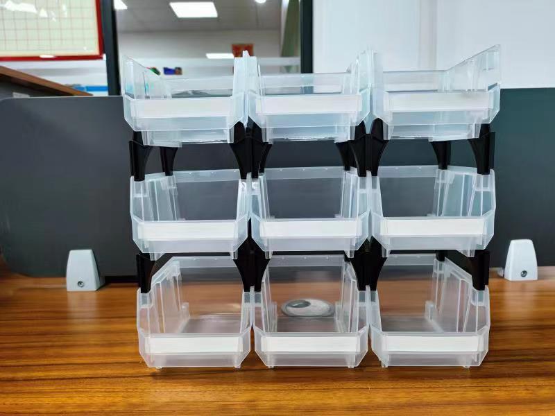 Transparent V2 Parts Bin 12 Pieces 200*130*110MM Stackable Combinable ...