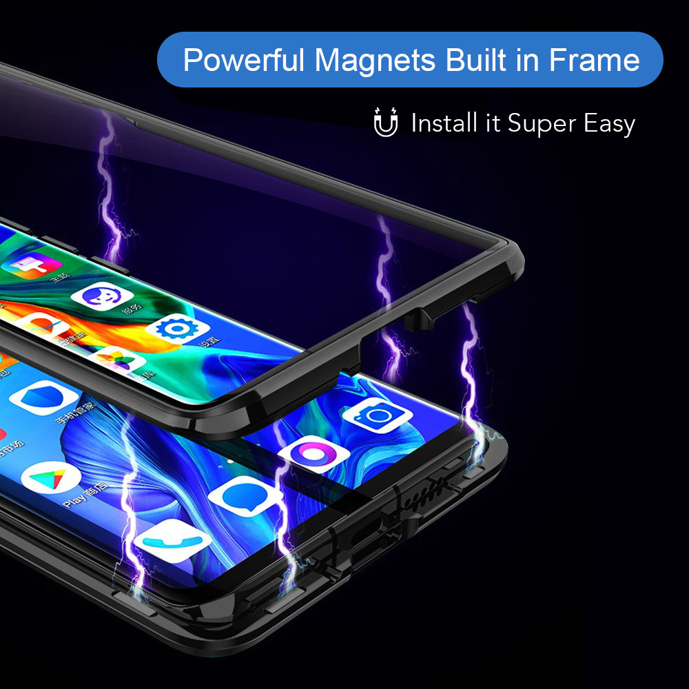 Luxury Magnetic Case for Nothing Phone 1 Cover Metal Frame Bumper ...