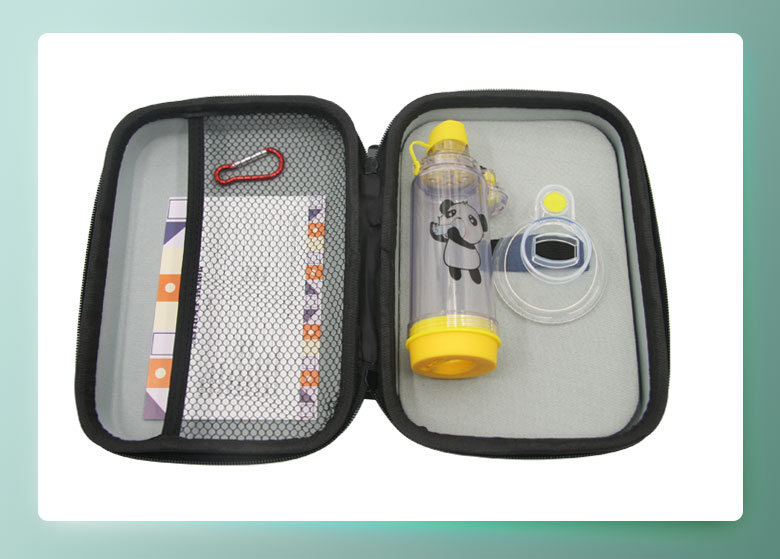Canack Aerosol Chamber Silicone Aerosol Inhaler Chamber Nebulization ...