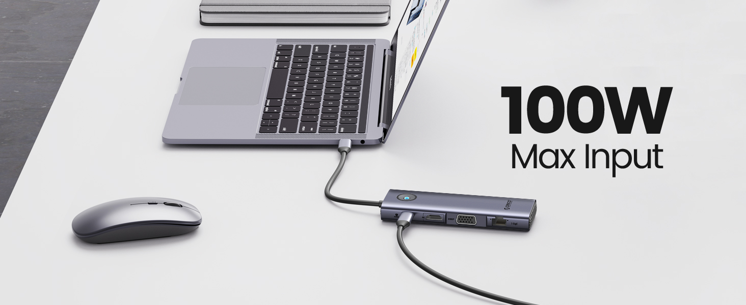 ORICO Type C HUB 10 in 1 Docking Station 4K60Hz HDMI USB3.0 Port RJ45