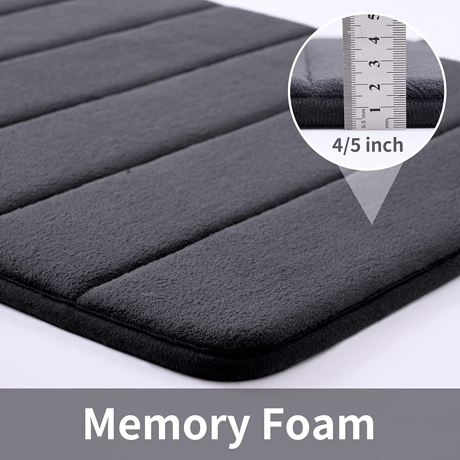 Bathroom antislip mat 20"*32"&16"*24" toilet return absorbent floor