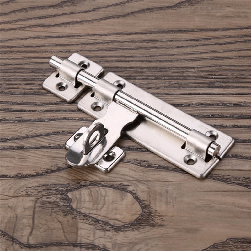 KIPRUN 4/6/8 Inch Hardware Door Lock Stainless Steel Barrel Bolt Latch ...
