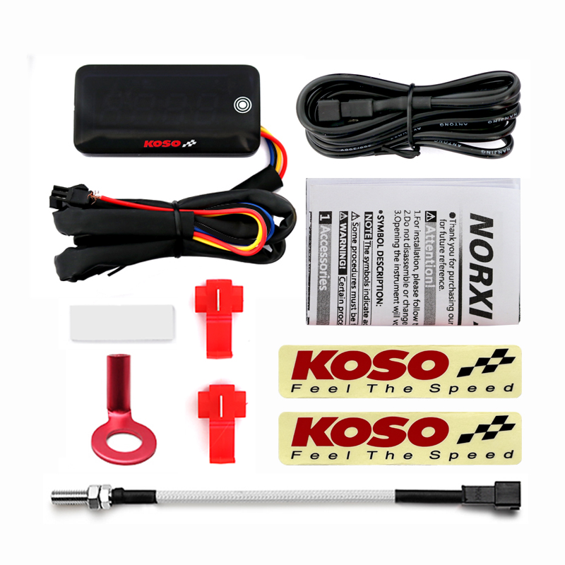 Motorcycle KOSO Cylinder Head Temperature Meter Voltmeter Timetable 3 ...