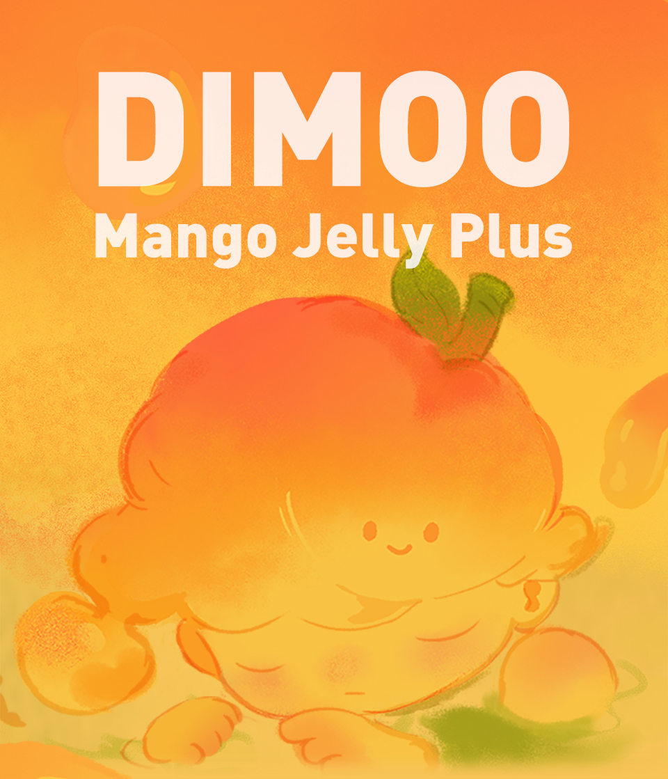 POP MART Dimoo Mango Jelly Plus Figure | Shopee Malaysia