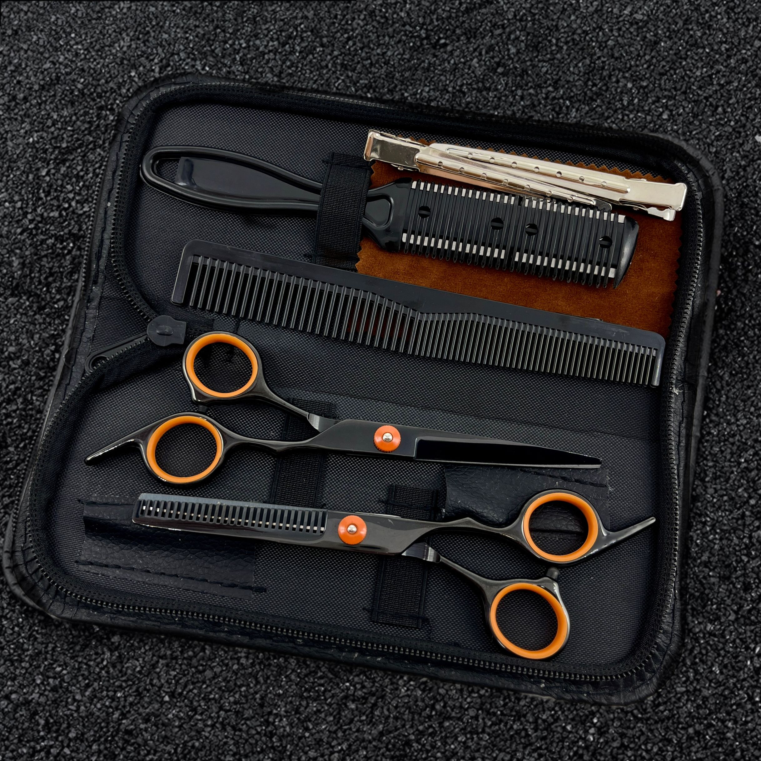 Wingsbro 6.5 Inch Professional Haircutting Scissors Set Flat Scissors ...