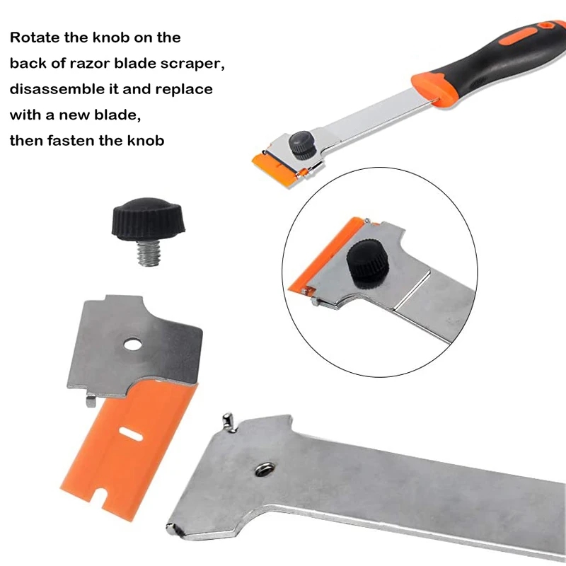 KTM Multi-Purpose Mini Razor Blade Scraper Set Cleaning Tool for ...