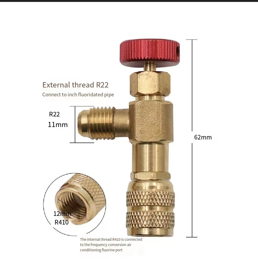 R22 air conditioning safety valve R410 leakage-free fluorine ...