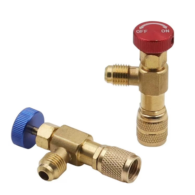 R22 Air Conditioning Safety Valve R410 Leakage Free Fluorine Refrigerant Filling Joint Air 6937