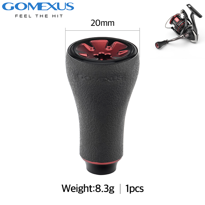 Bouton Gomexus T22SRDX flamme titane rouge 22 mm Shimano A, Daiwa S (1311