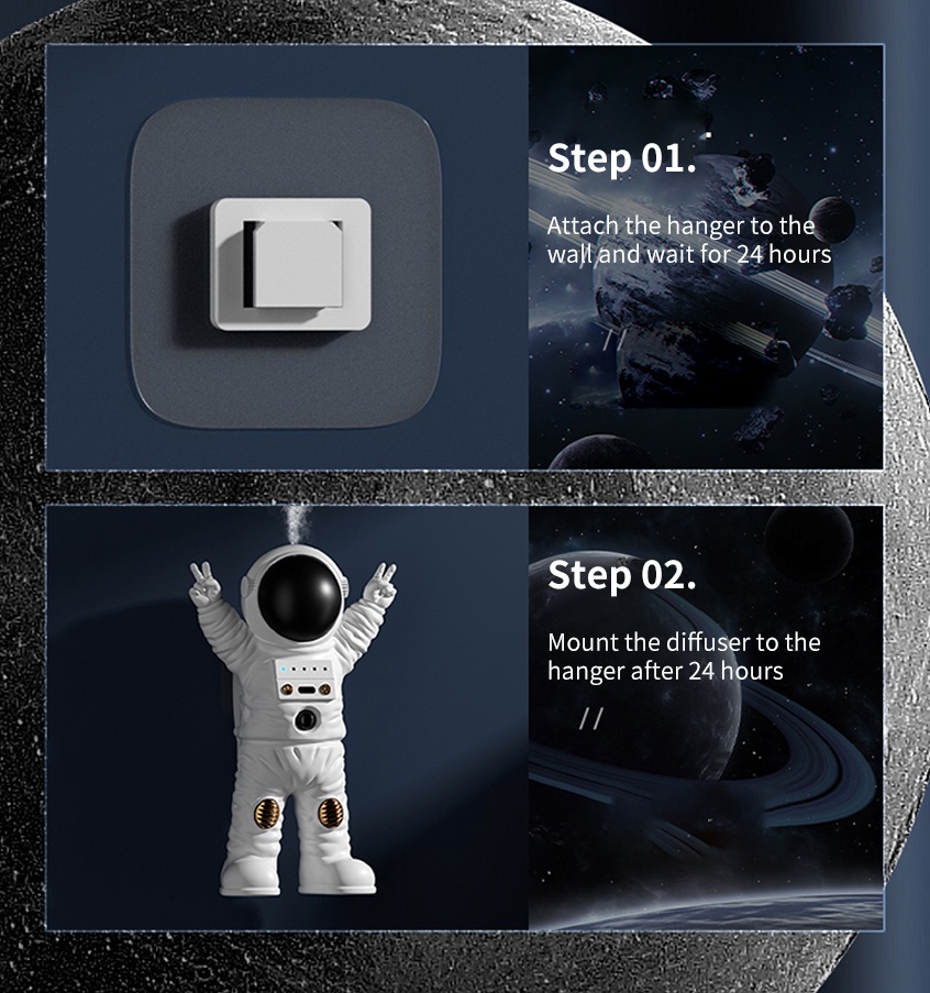 Spaceman Smart Aroma Diffuser Essential Oil Diffuser Ultrasonic ...