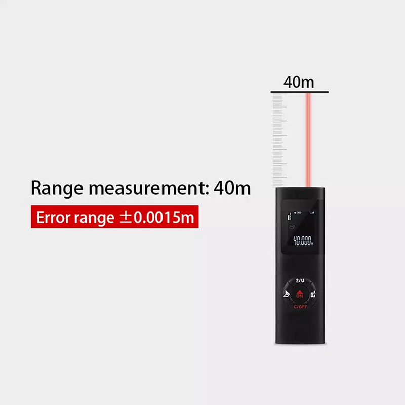 KIPRUN Rangefinder, Mini Handheld 40M Smart Digital Laser Distance ...