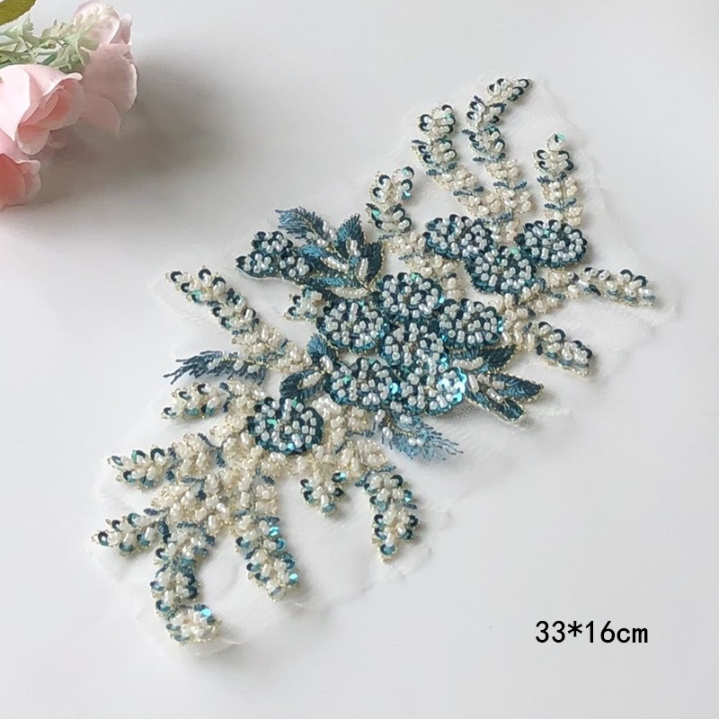 Buy 10Pcs/lot Handmade Rhinestone beaded & Sequin Flowers Patches Sew on  Embroidery Patch For Clothes Beaded Applique Cute Patch Online - 360  Digitizing - Embroidery Designs