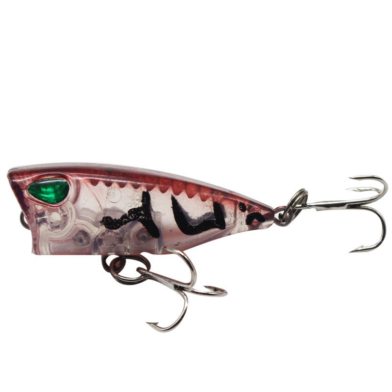 12 Color Mini Popper Lure Top Water 4cm 3.5g Ultralight Fishing Lure ...