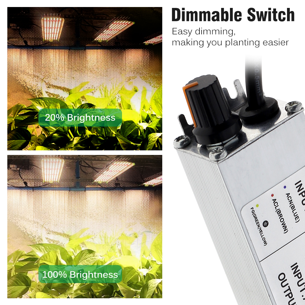 850W LED Grow Light Full Spectrum Plant LM281B Growth Lamp for Indoor ...