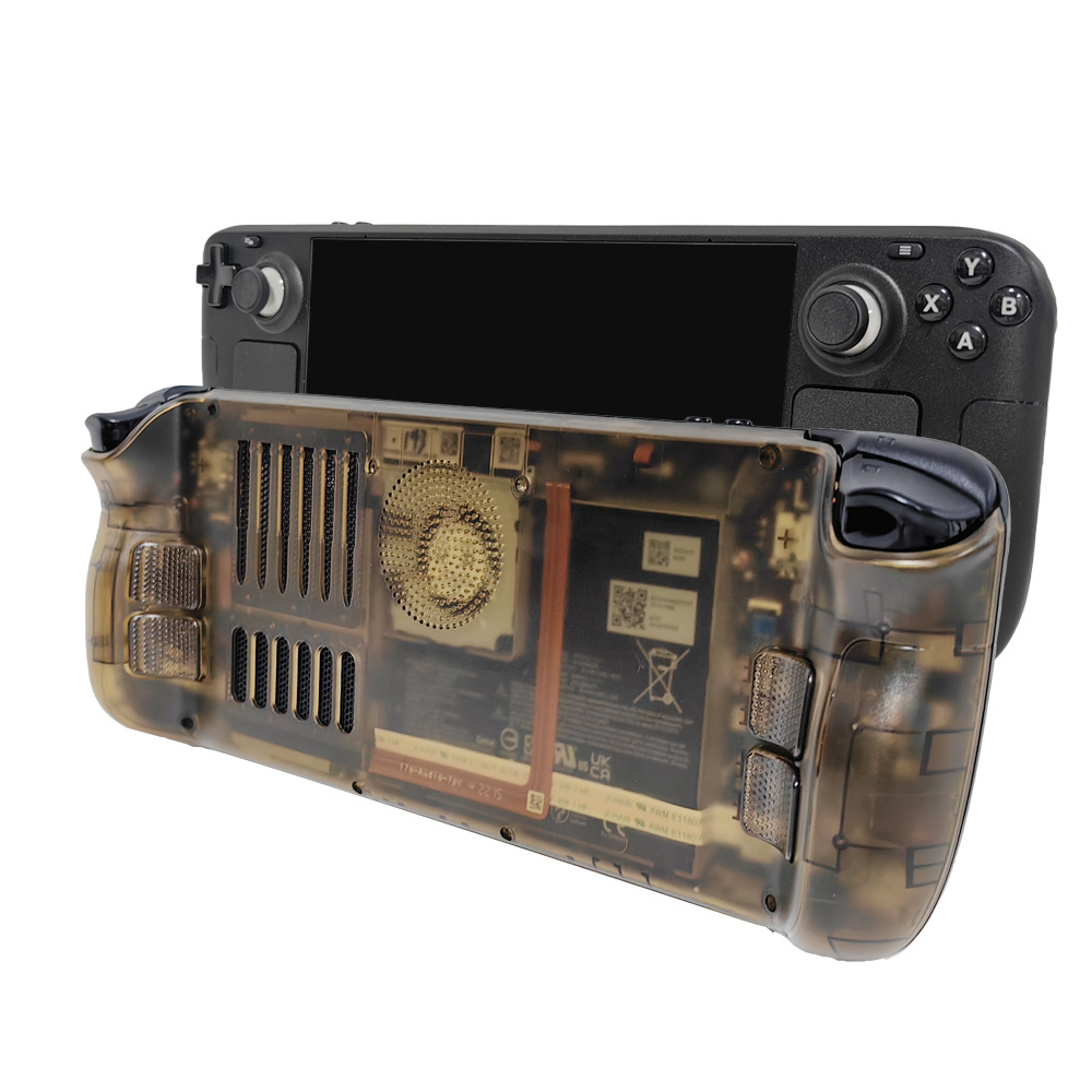Steam Deck Replacement Shell Case Set, Transparent Back Plate for Steam ...