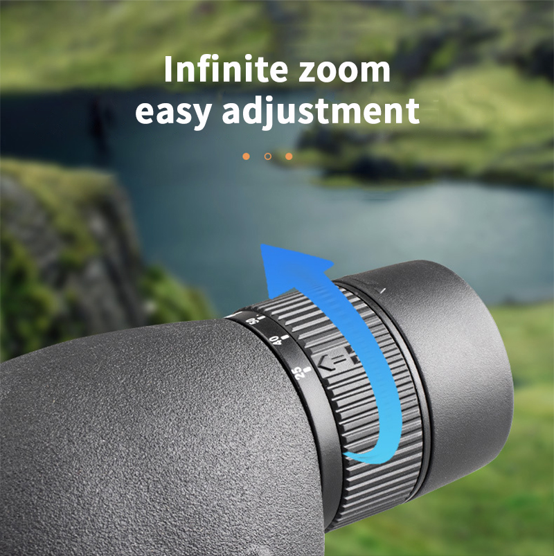 25-75x60 Spotting Scope Zoom Telescope BAK4 Prism Waterproof Powerful ...