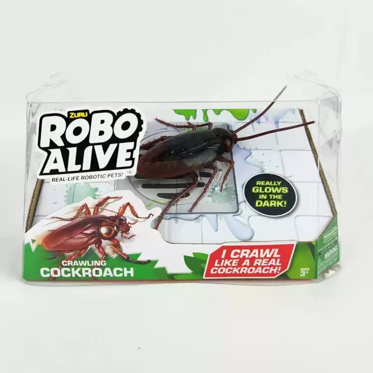 Robo Alive Electronic Crawling Cockroach Battery-Powered Robotic Toy by ...