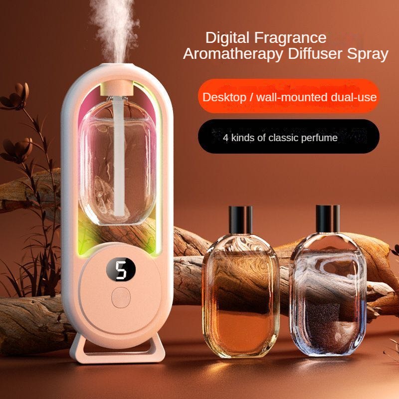Automatic Essential Oil Aroma Diffuser Digital Display Rechargeable Air ...