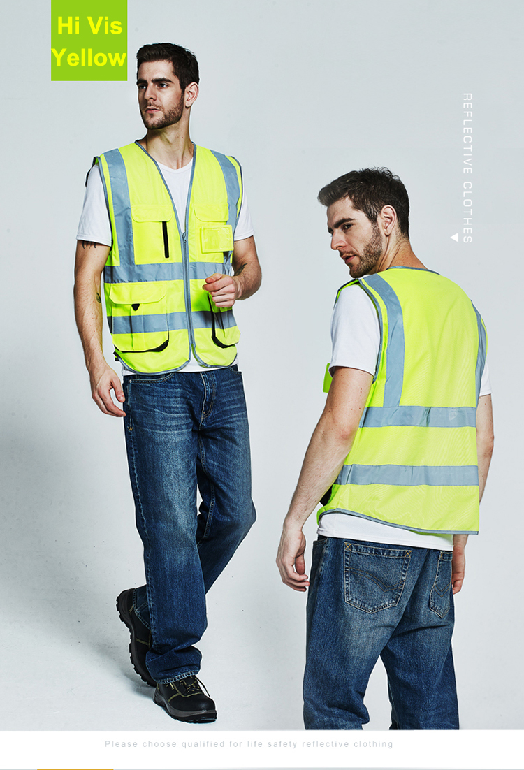 Safety Vest With Logo Customized Reflective Vest With Company Logo